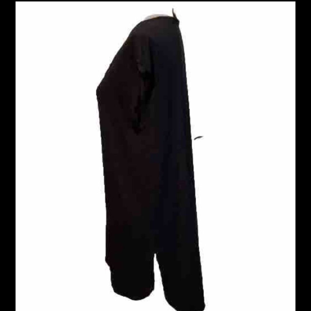 J. Jill Women Dress Wearever Collection V Neck Cap Sleeve Rayon Stretch Black S - Picture 4 of 7